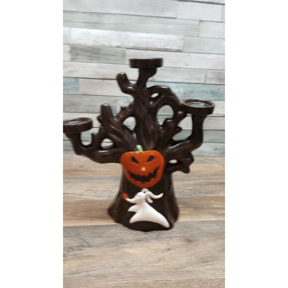 Disney Exclusive Nightmare Before Christmas Zero Candelabra Candle Holder - Picture 1 of 9